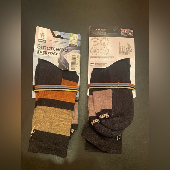 SMARTWOOL | 2 Pair Unisex Merino Wool Everyday Socks Size Medium - Picture 4 of 6